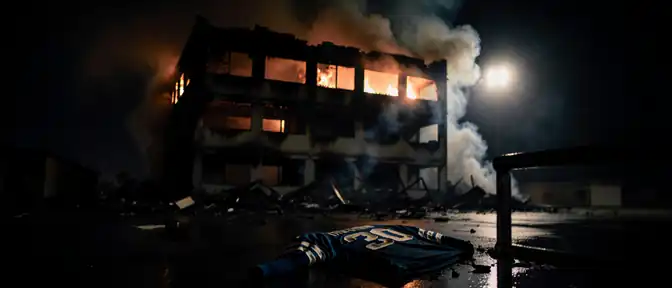Ночной пожар на базе «Машука-КМВ»: клуб потерял практически всё