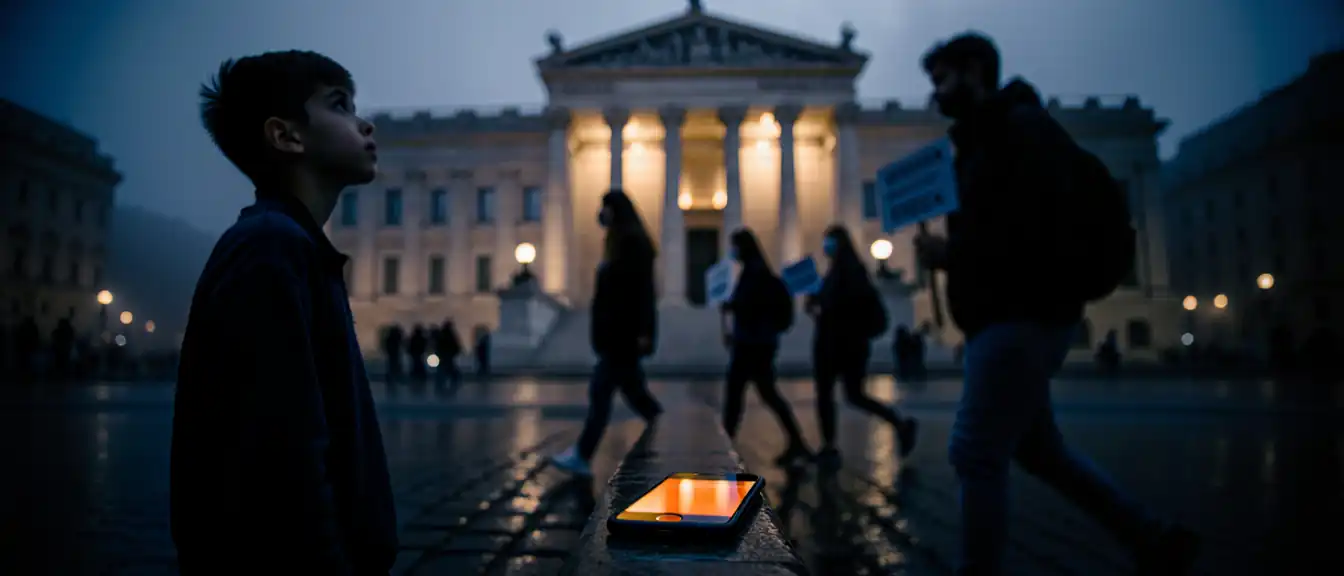 Законодатели Греции проголосовали за ограничение доступа несовершеннолетних к социальным сетям